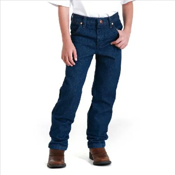 13MWZJP Wrangler Boys Original Fit Jeans Prewashed Indigo sizes 1-7