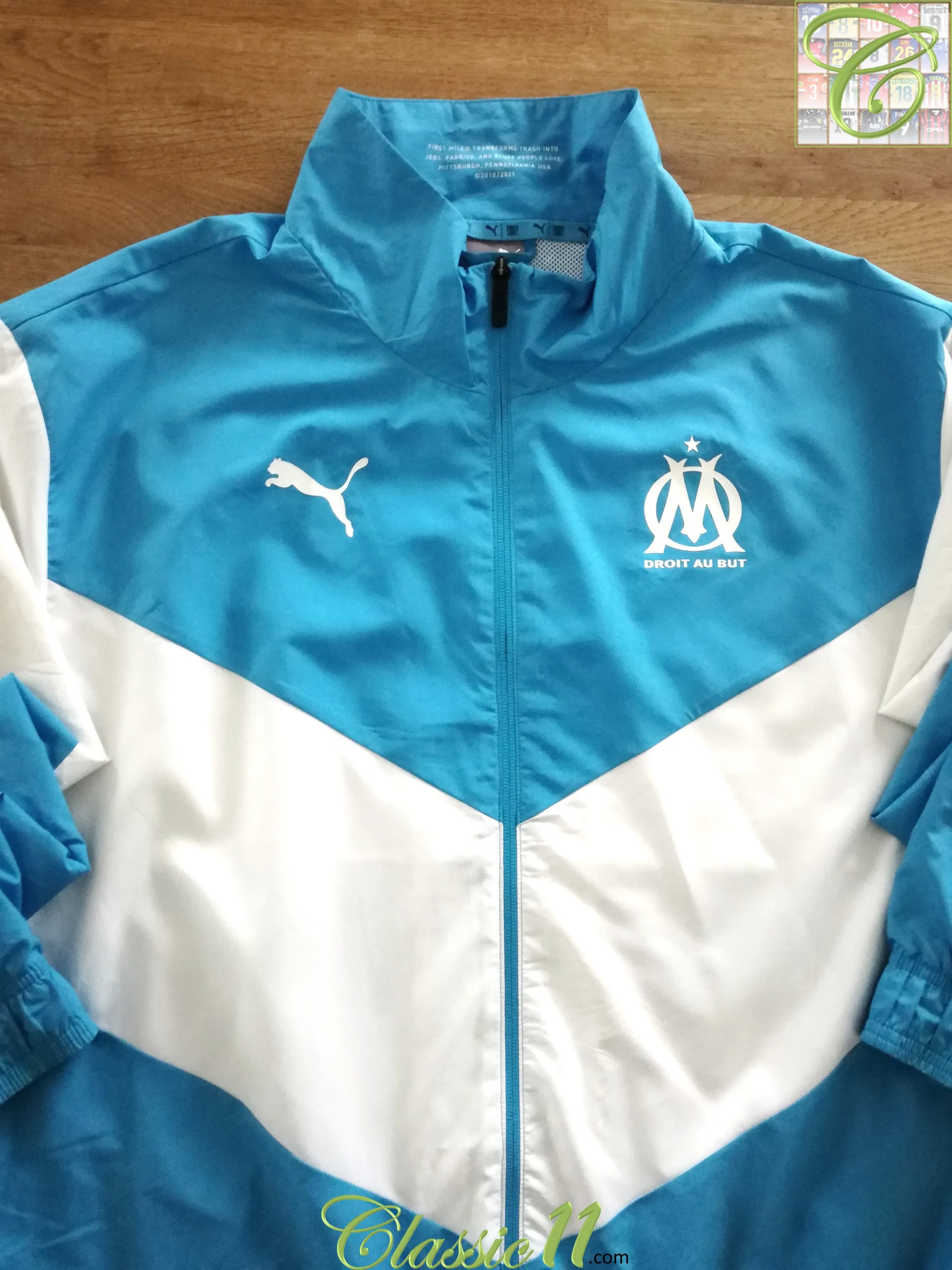 2021/22 Olympique Marseille Pre-Match Jacket (XXL)