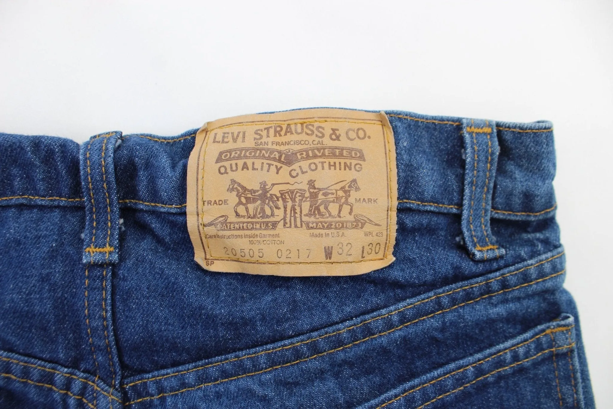 70’s Levi's Orange Tab Dark Wash Denim Jeans