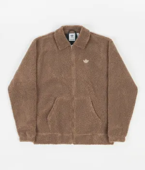 Adidas Fleece Track Jacket - Cardboard / Mineral Green / Alumina