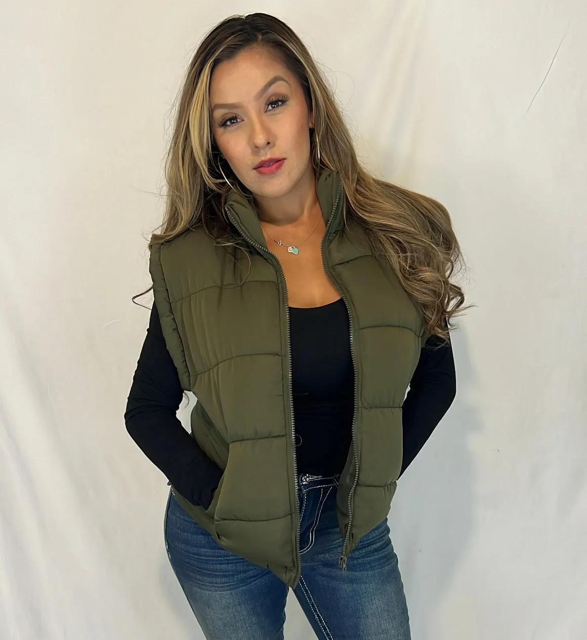 Adjustable Puffer Vest