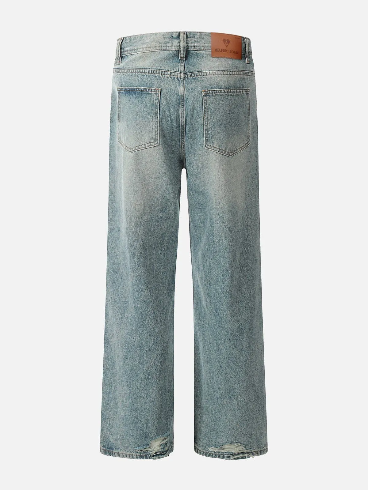 Aelfric Eden Basic Distressed Loose Jeans