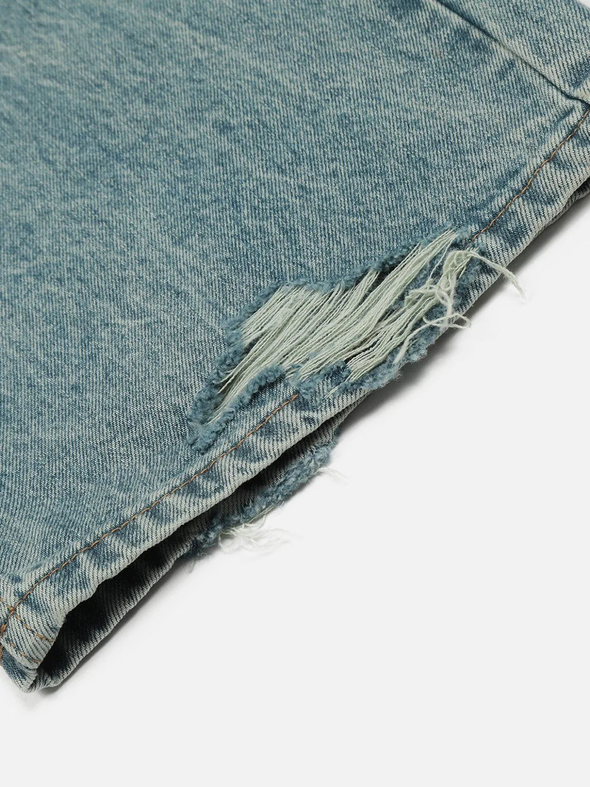 Aelfric Eden Basic Distressed Loose Jeans