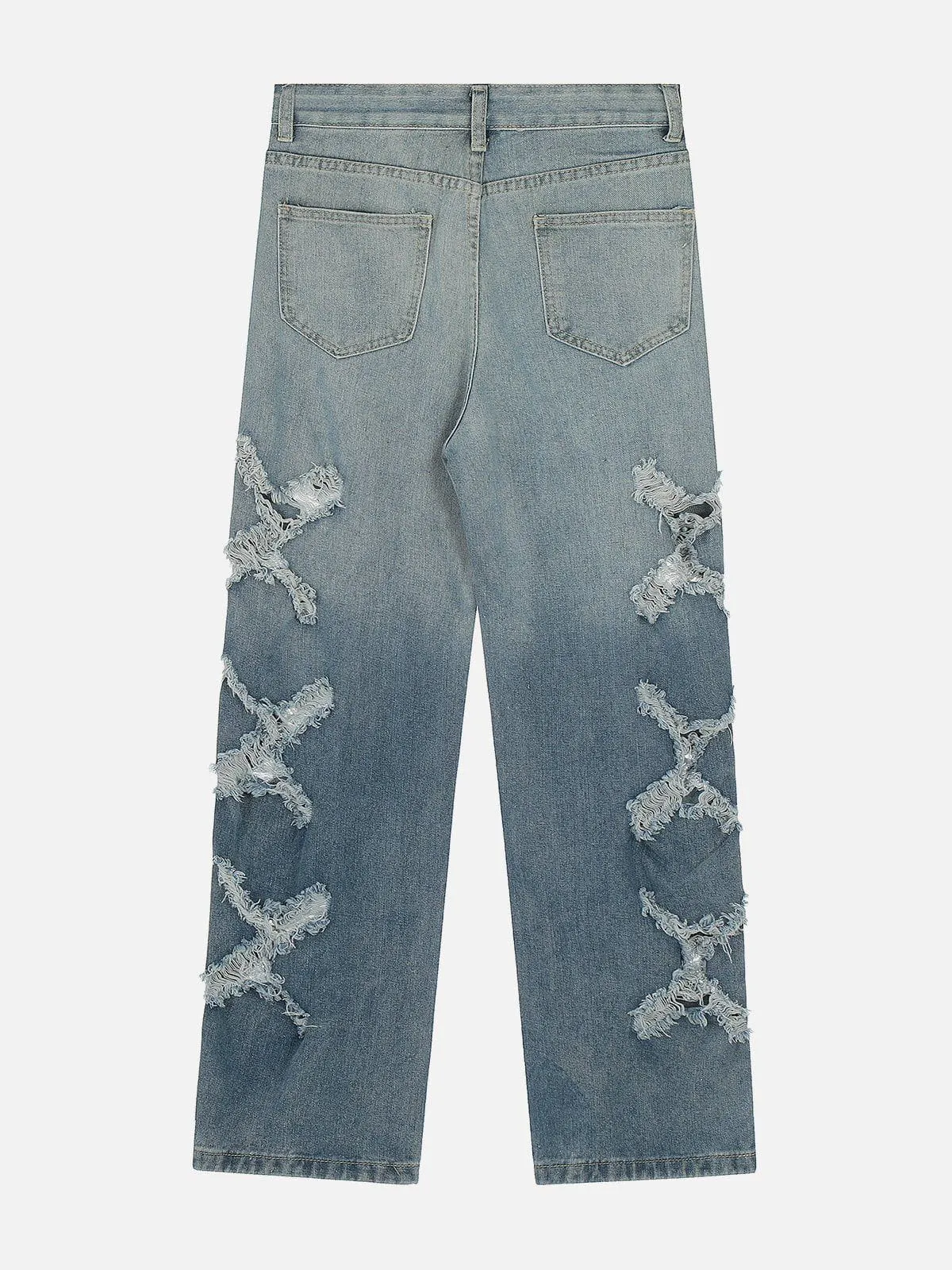 AlanBalen® - Broken Gradient Jeans