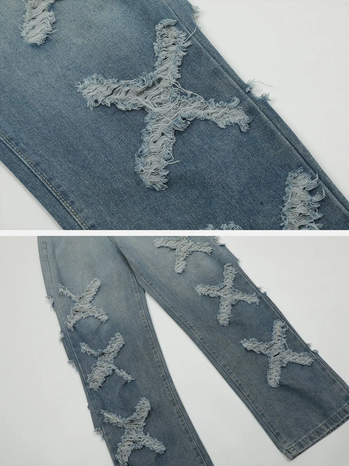 AlanBalen® - Broken Gradient Jeans
