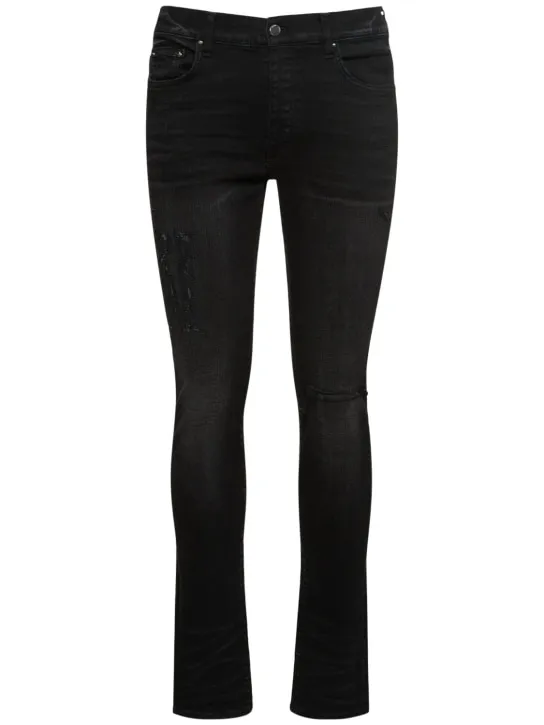 Amiri   Amiri logo distressed jeans 