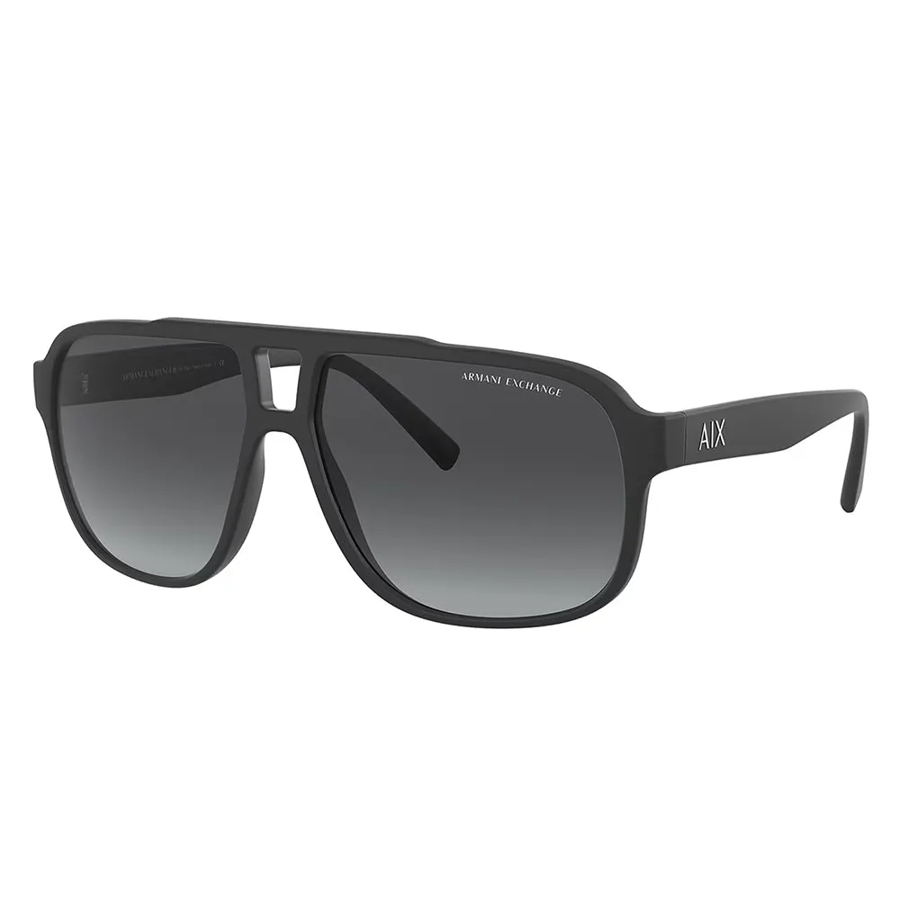 AX 4104S 80788G 61mm Unisex Rectangle Sunglasses