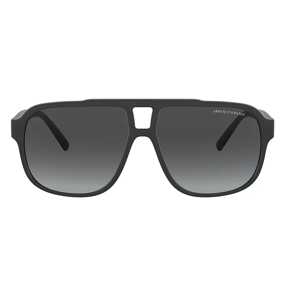 AX 4104S 80788G 61mm Unisex Rectangle Sunglasses