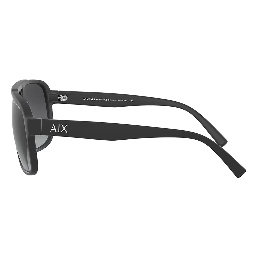 AX 4104S 80788G 61mm Unisex Rectangle Sunglasses