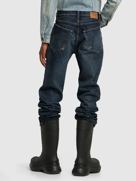 Balenciaga   Cotton denim jeans 
