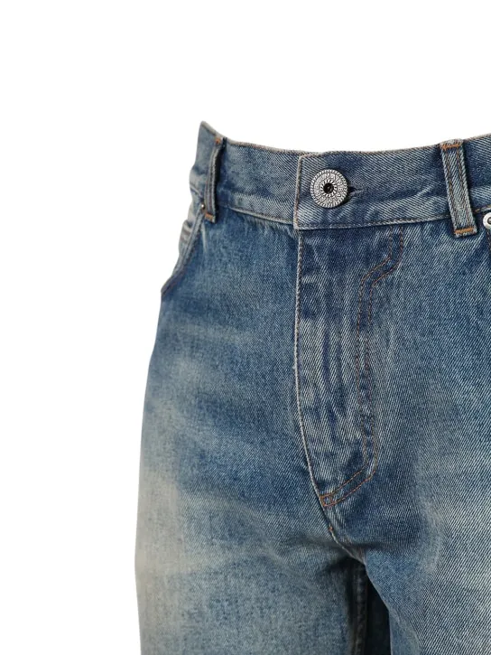 Balmain   Regular denim cotton jeans 