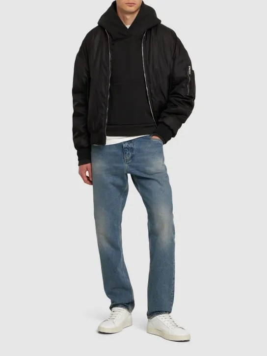 Balmain   Regular denim cotton jeans 
