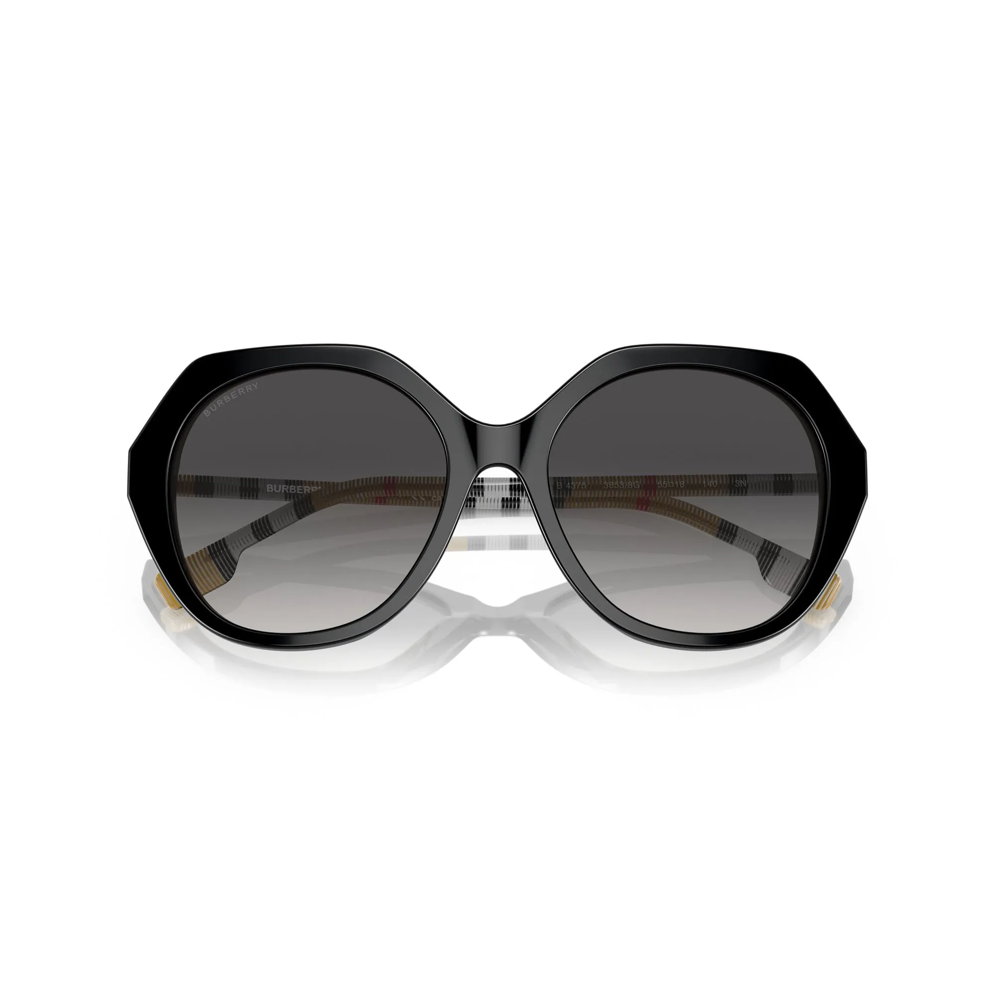 BE 4375 38538G 55mm Womens Irregular Sunglasses