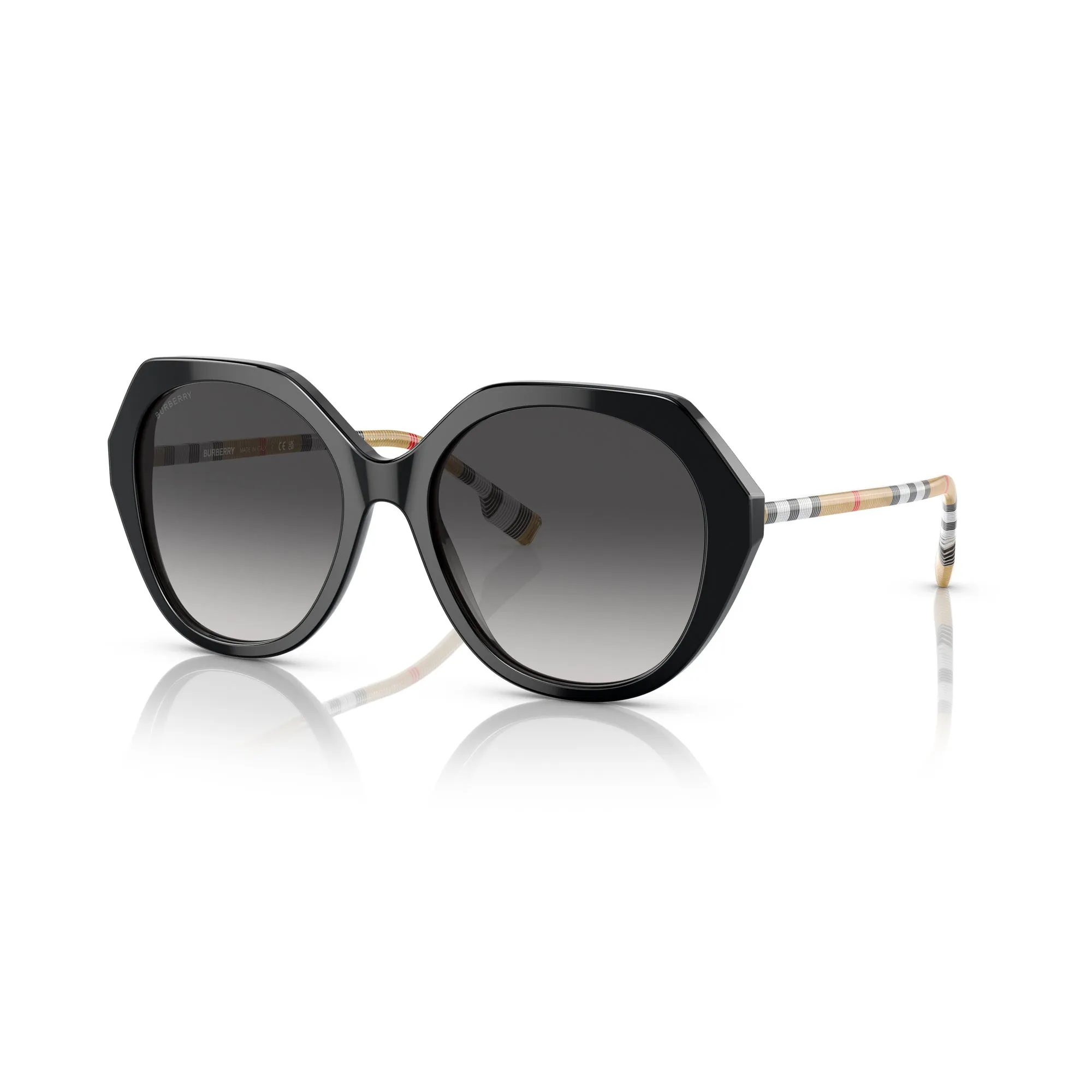 BE 4375 38538G 55mm Womens Irregular Sunglasses
