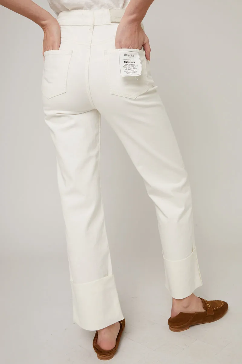Berenice - Jean Wide Legs Blanc