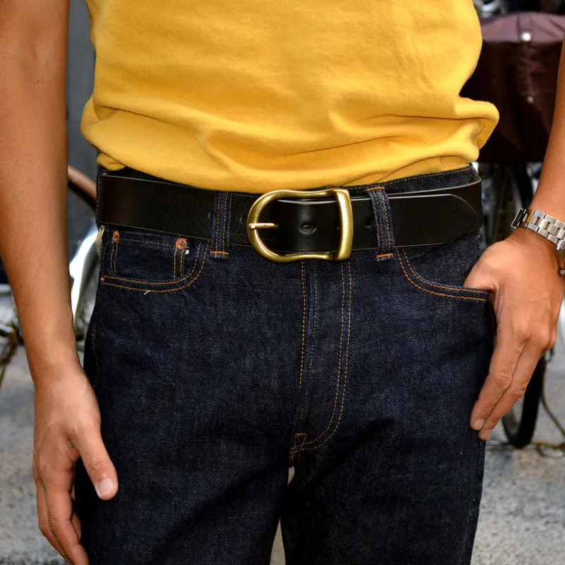 BIG JOHN "VBLT02" HIMEJI LEATHER ORIGINAL BELT (5mm)