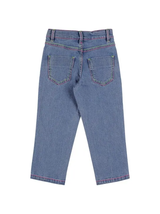 Billieblush   Printed stretch cotton denim jeans 