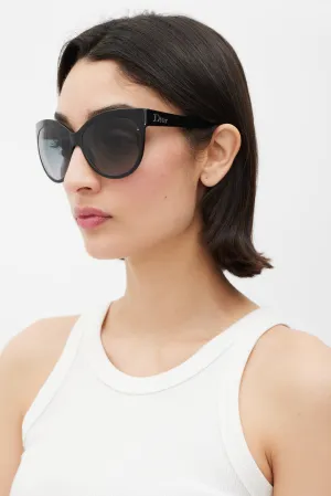 Black Cat Eye Gradient Paname Sunglasses