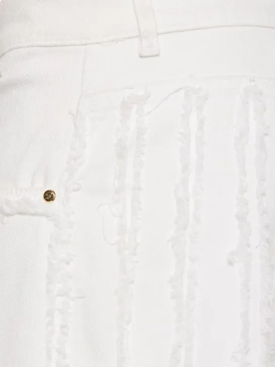 Blumarine   Cotton denim wide jeans 