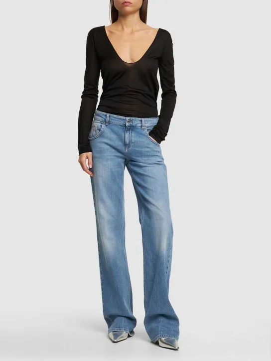 Blumarine   Denim straight jeans 