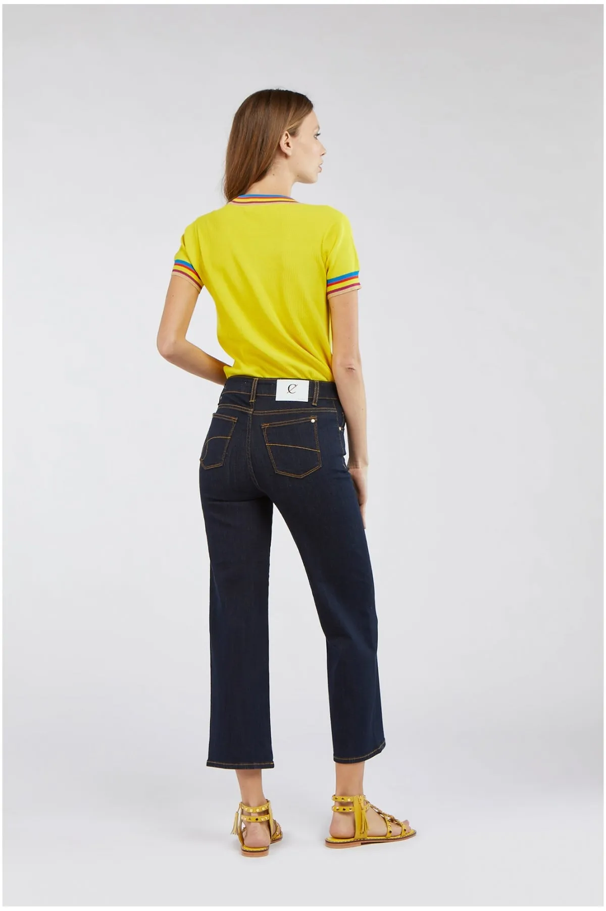 CafèNoir denim culotte da donna C7JJ1003 B009 indaco