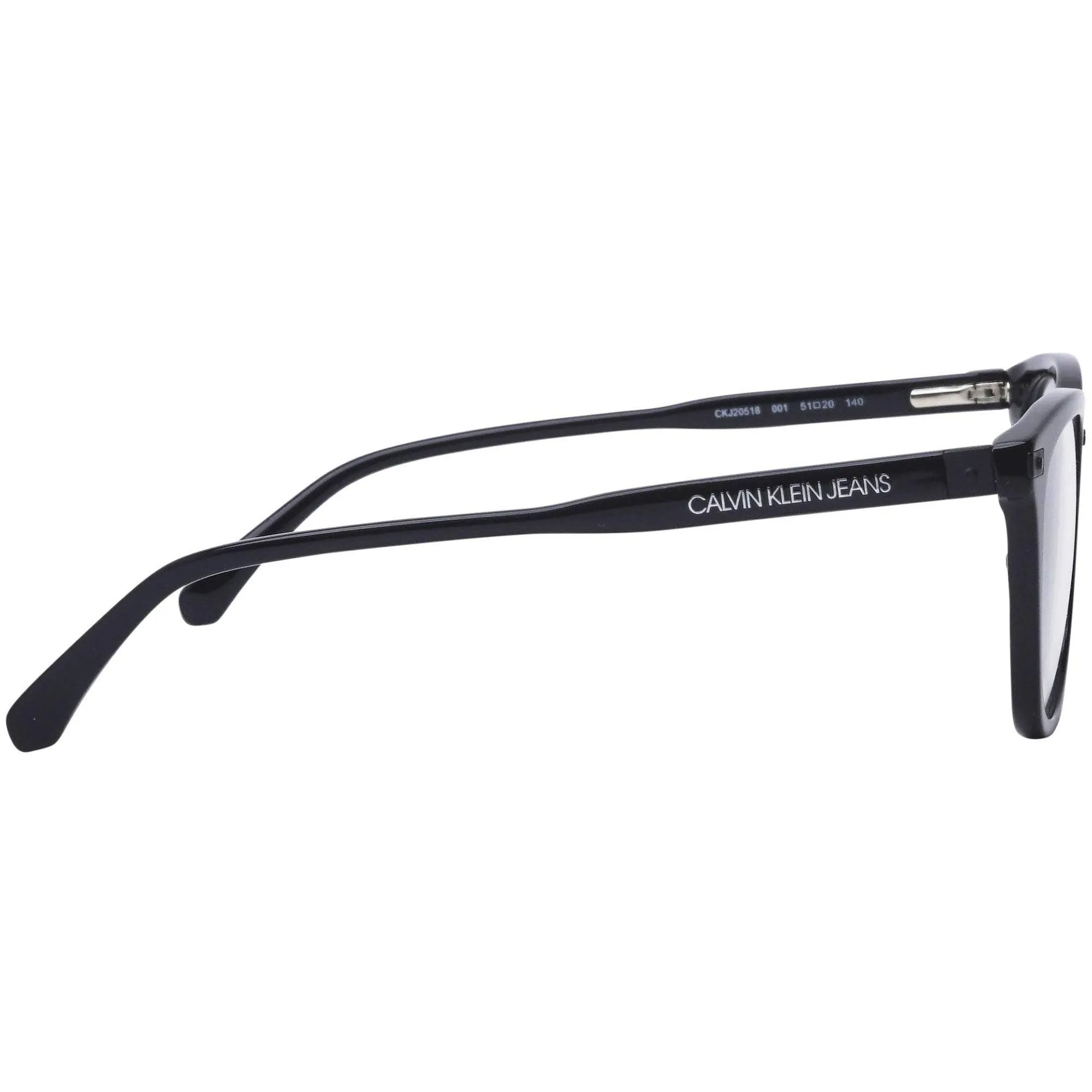 Calvin Klein Jeans Unisex Eyeglasses - Full Rim Black Square Frame | CKJ20518 001