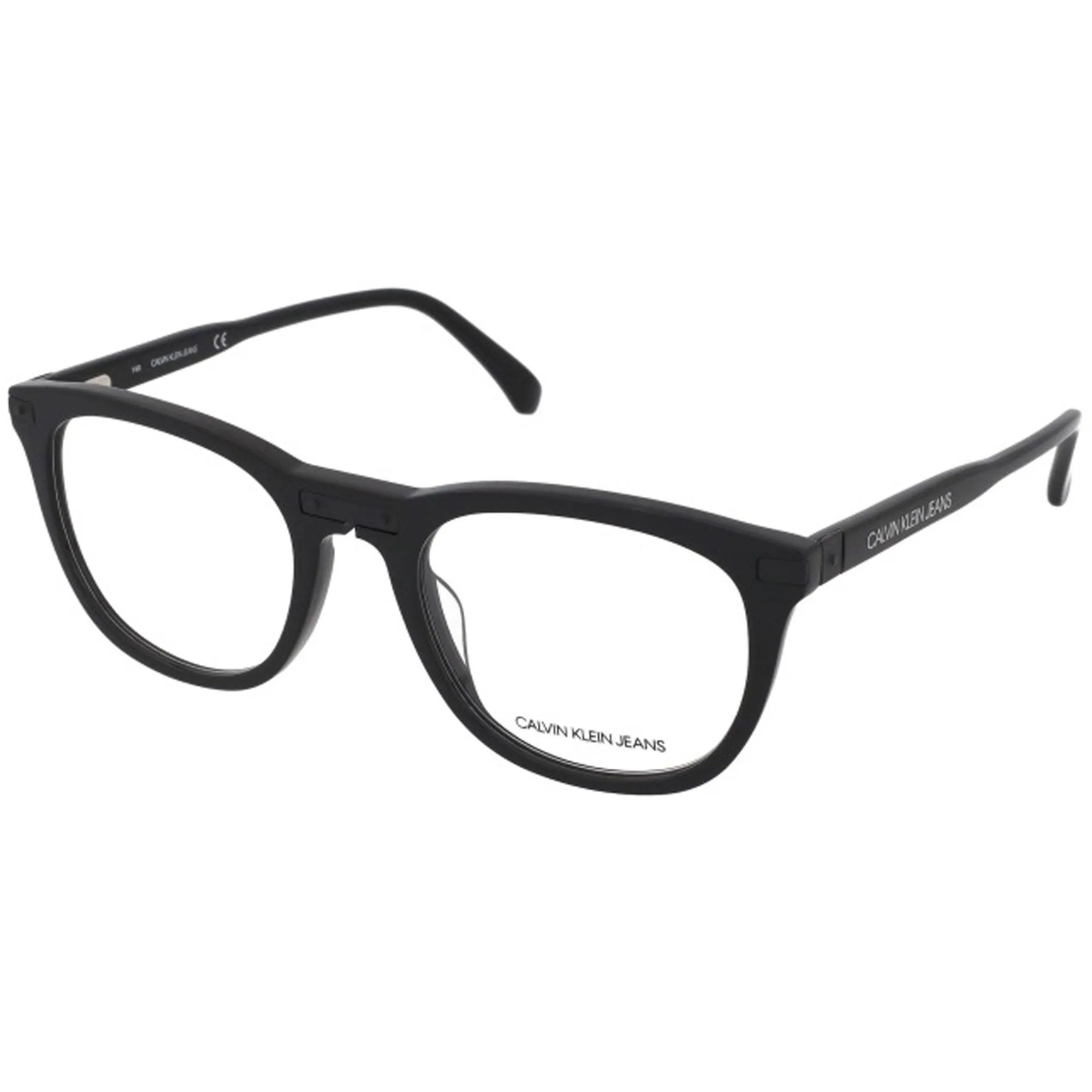 Calvin Klein Jeans Unisex Eyeglasses - Full Rim Black Square Frame | CKJ20518 001