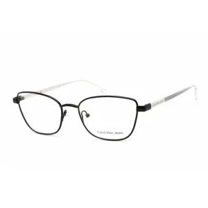 Calvin Klein Jeans Women's Eyeglasses - Matte Black Metal Cat Eye Frame | CKJ21224 002