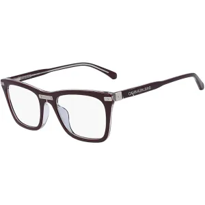Calvin Klein Jeans Women's Eyeglasses - Plum and Crystal Square Frame | CKJ20515 504