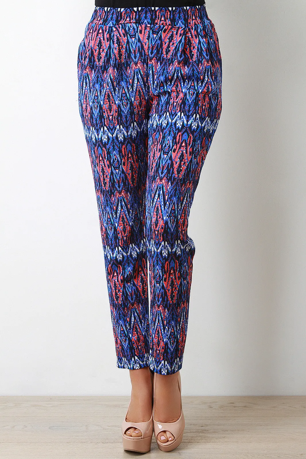 Chevron Inkblot Pants