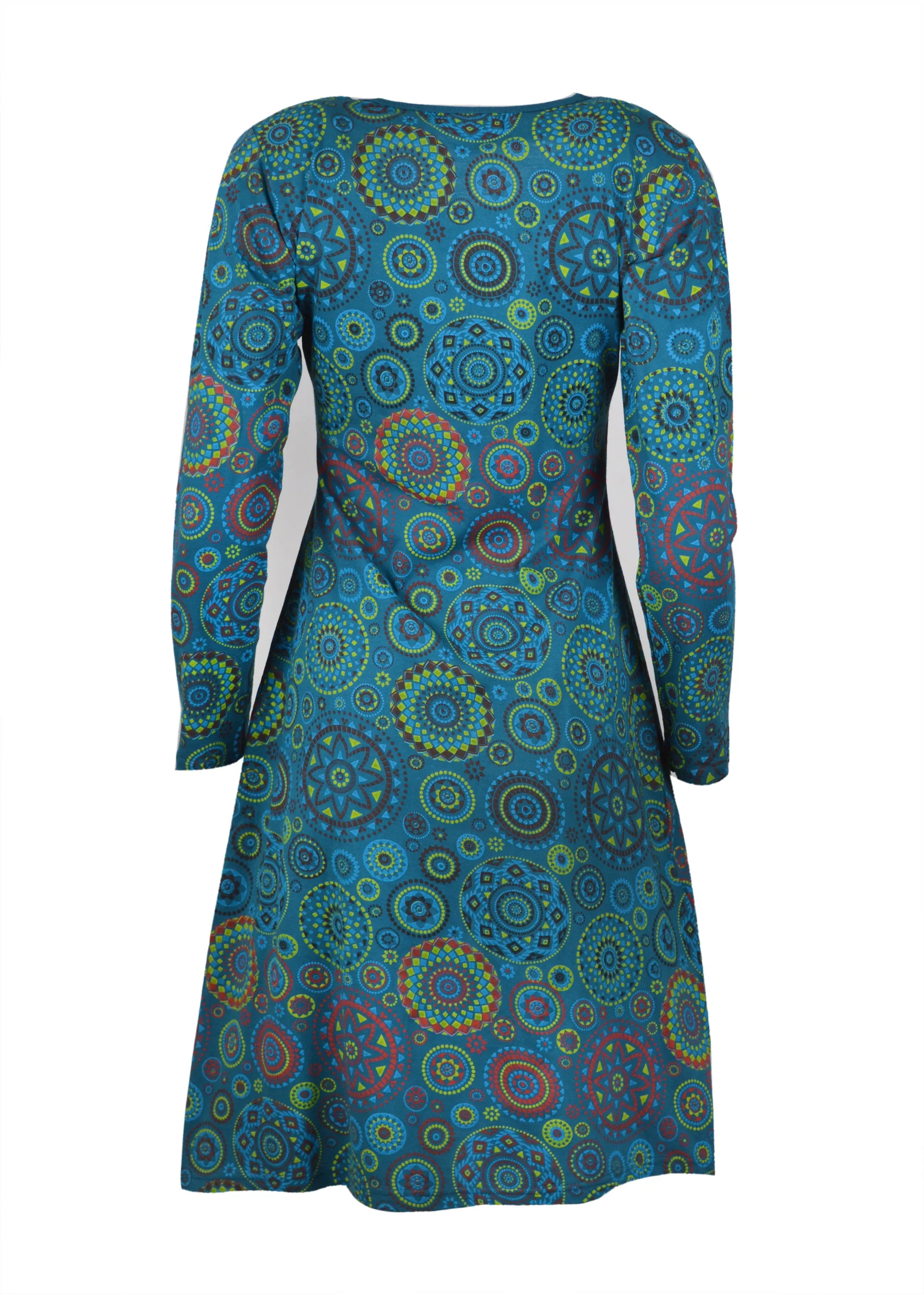 Copy of womens-long-sleeve-dress-with-all-over-mandala-print-evening-dress