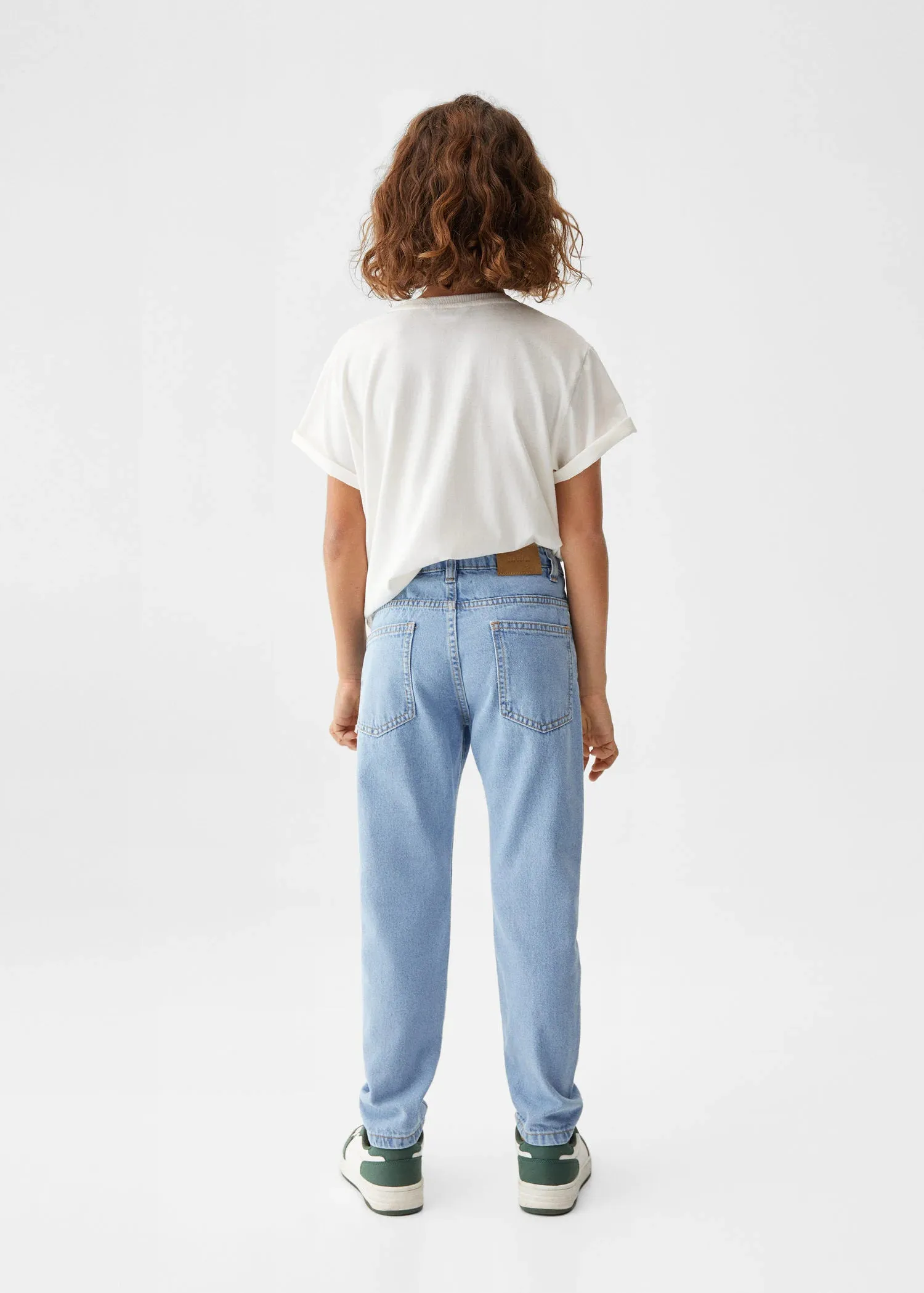 Dad decorative ripped jeans