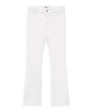 DL1961 Girls Claire White Tide High Rise Bootcut Jeans