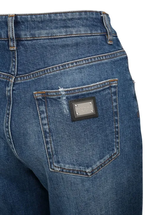 Dolce&amp;Gabbana   Distressed denim boyfriend jeans 