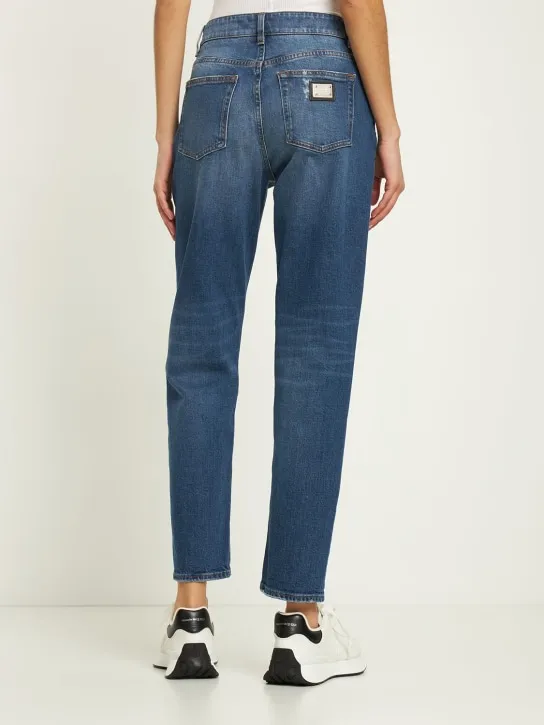 Dolce&amp;Gabbana   Distressed denim boyfriend jeans 