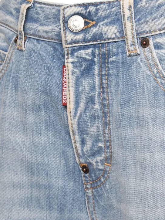 Dsquared2   Traveller medium rise denim wide jeans 