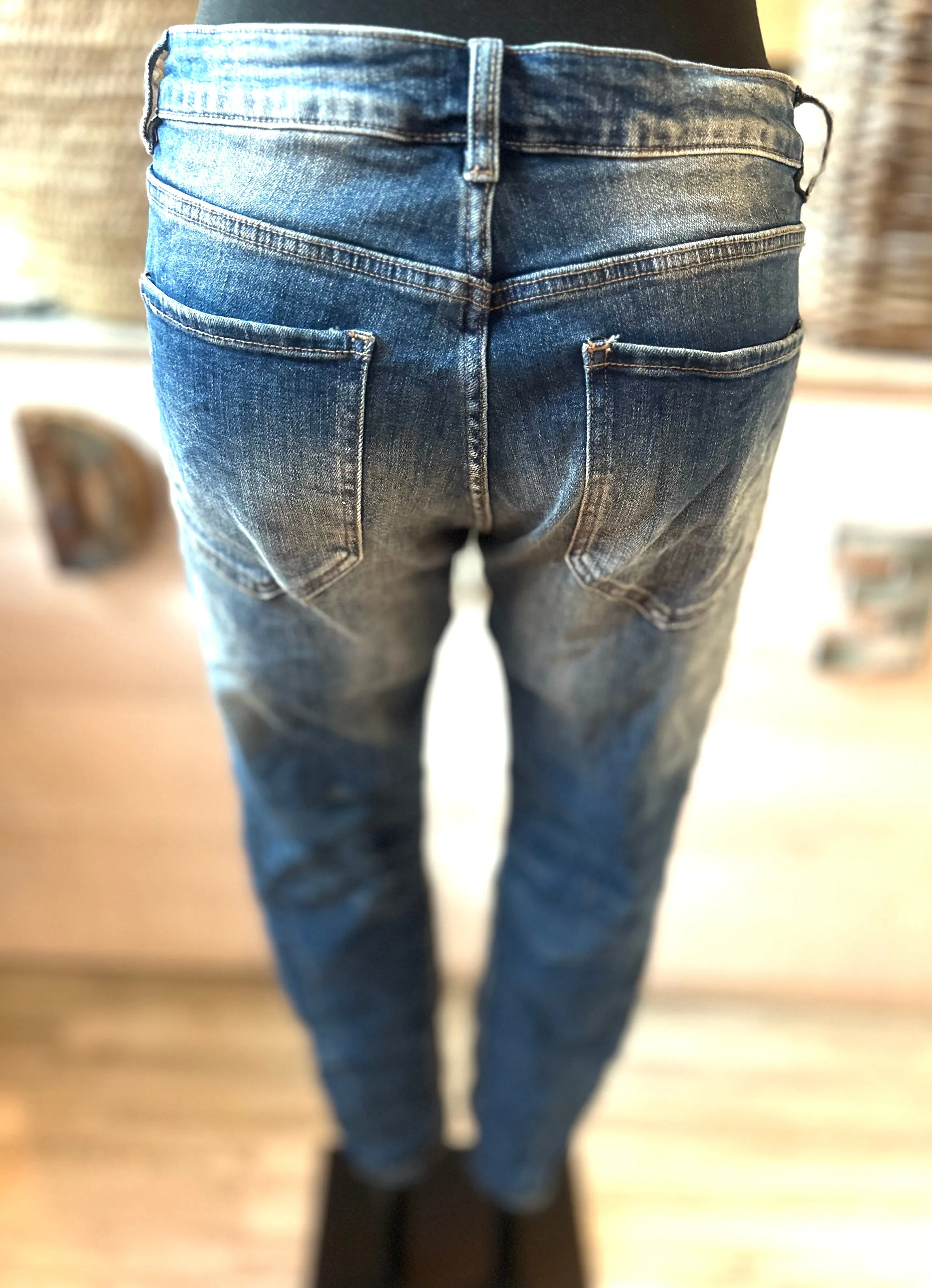 Dunkle Jeans