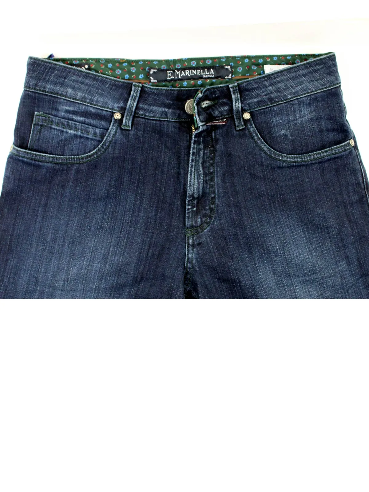 E. Marinella Jeans Dark Blue 31 Slim Fit Tokyo Zip Fly Men SALE