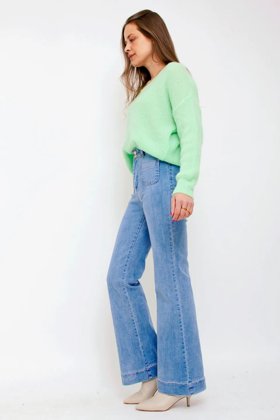 Elena Denim Jeans Broek