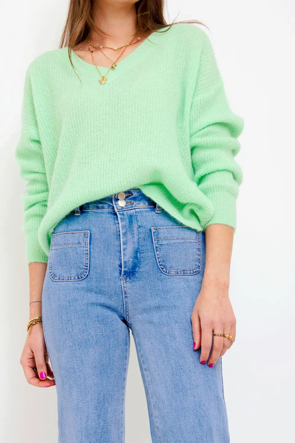 Elena Denim Jeans Broek