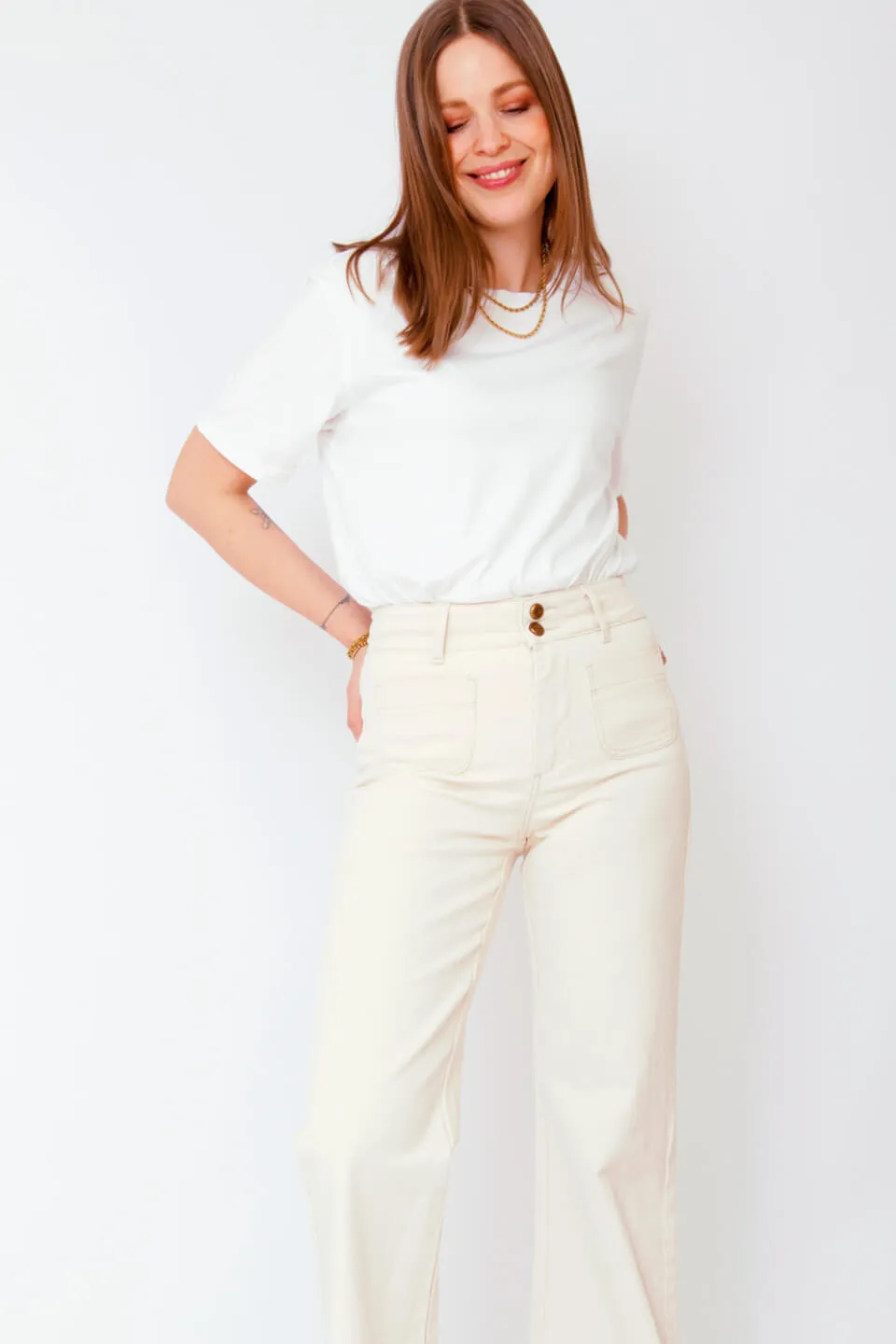 Elena Denim Jeans Broek
