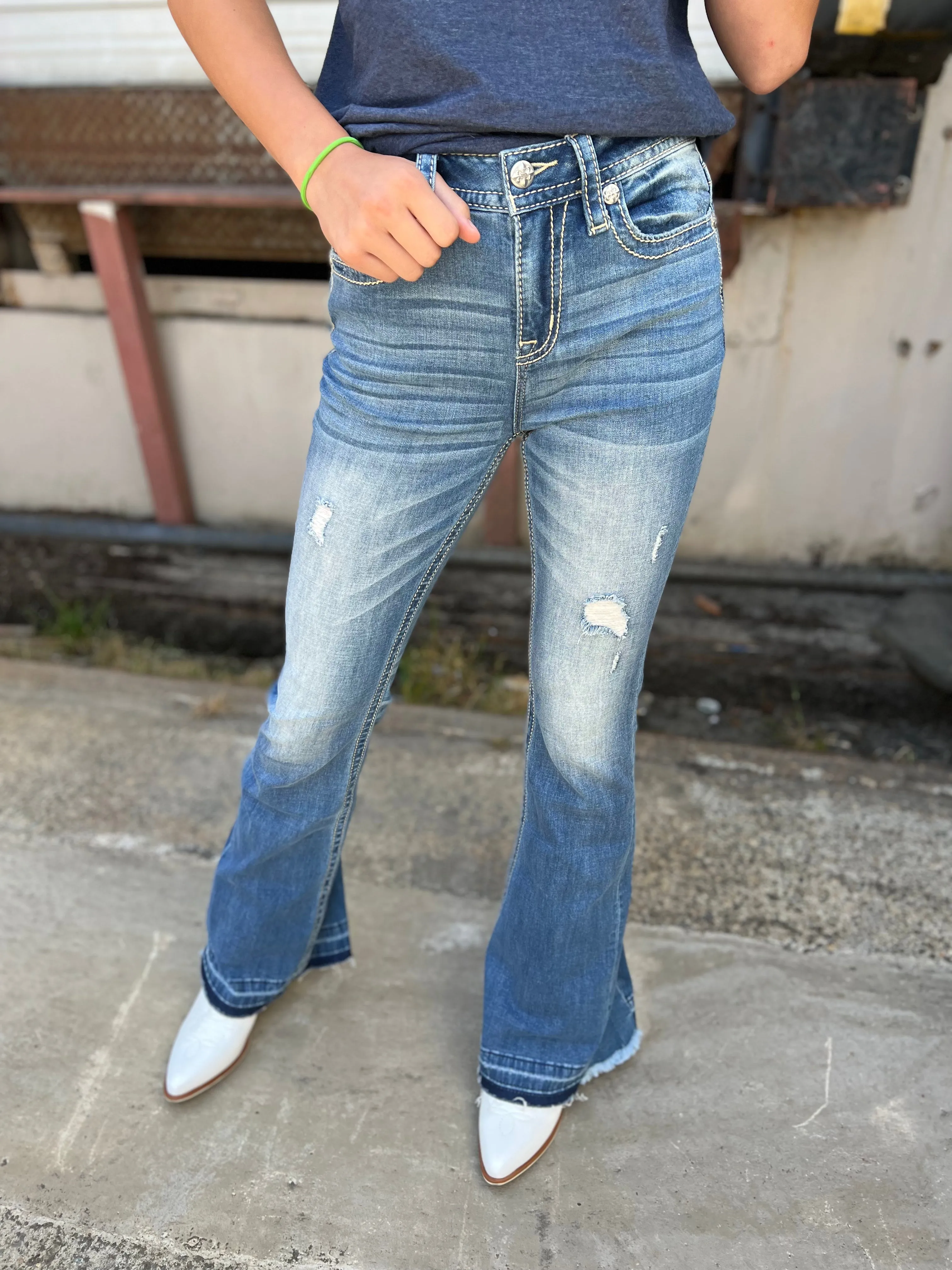 *FINAL SALE* Miss Me Distressed Flares