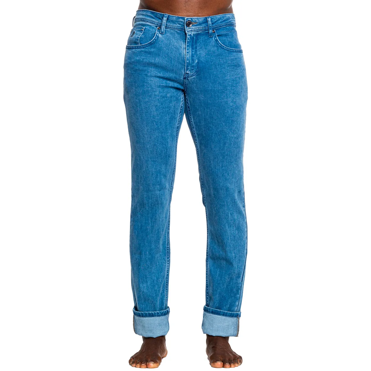 For the Forest Eco-Friendly Slim Fit Jeans - Blue
