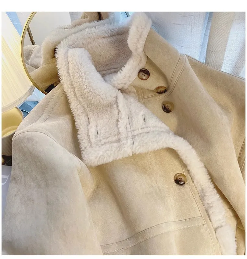 French coat for women winter new motorcycle jacket    S4928