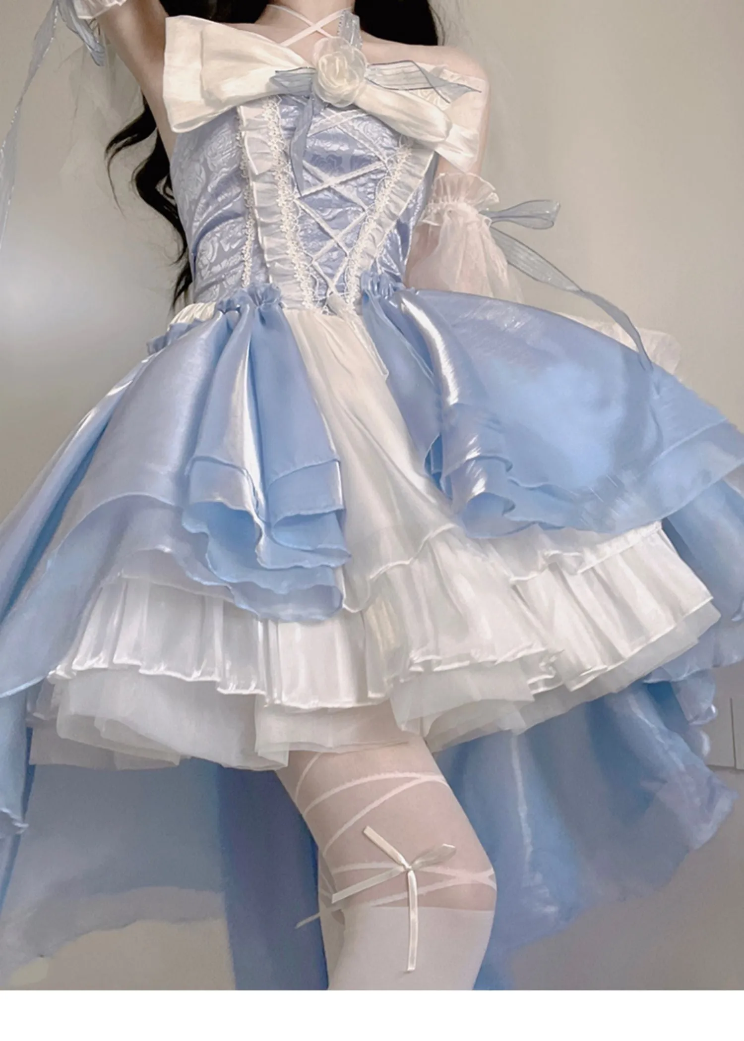 French princess dress birthday dress fairy dress    S5747