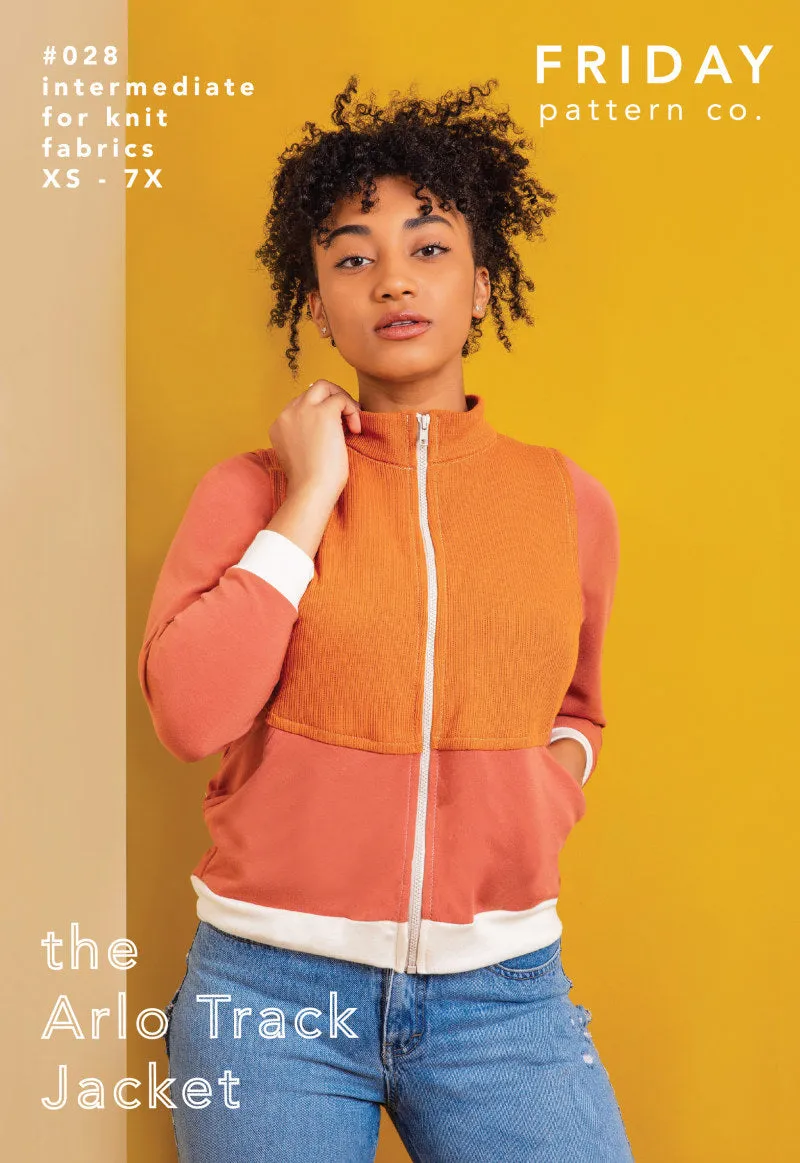 Friday Pattern Company Sewing Pattern - The Arlo Track Jacket