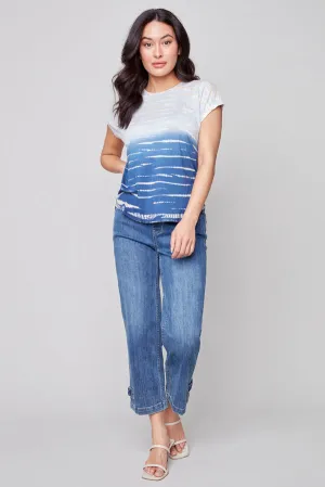 GRADIENT TIE DYE TOP
