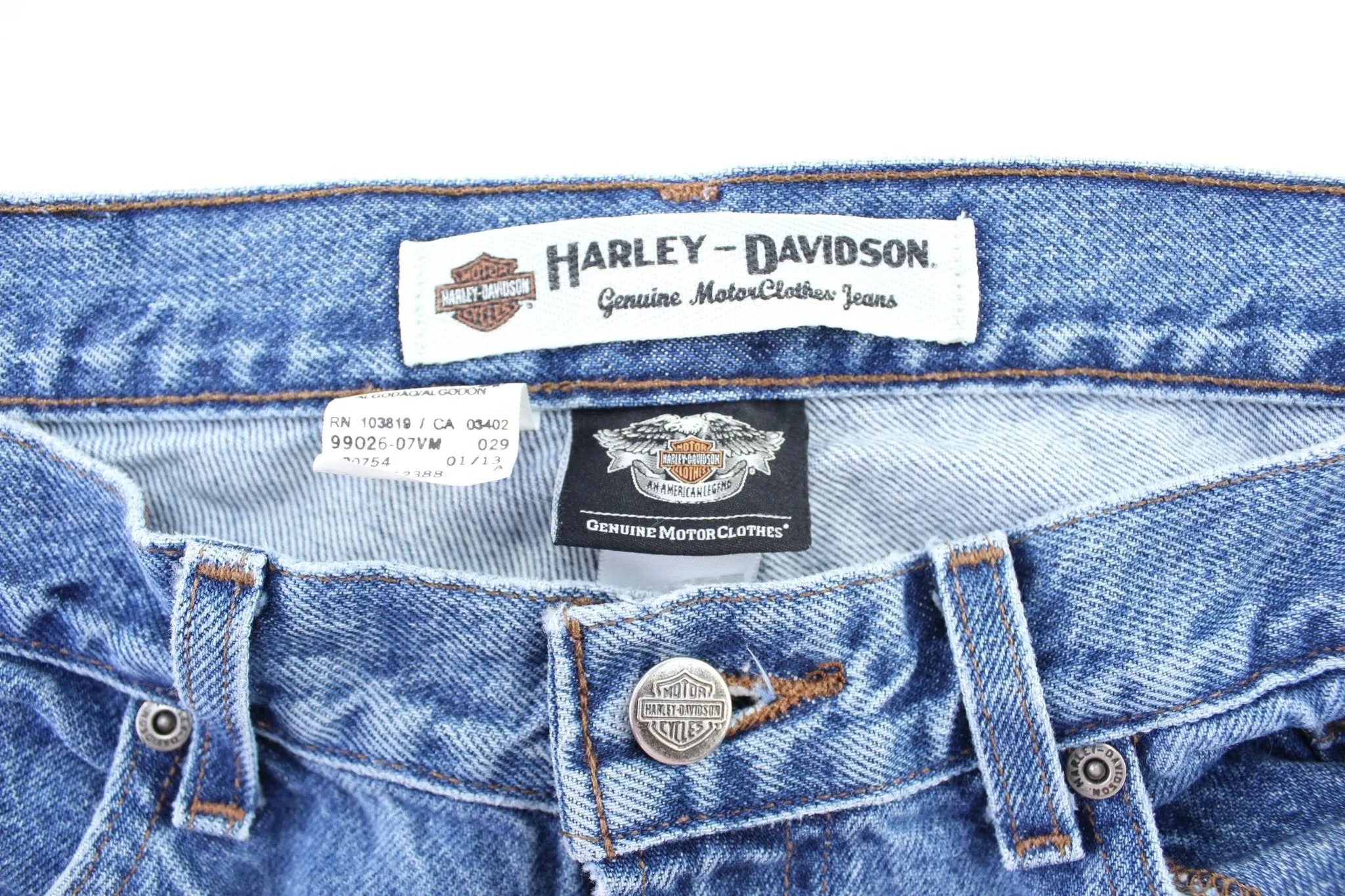 Harley Davidson Motorcycles Denim Jeans