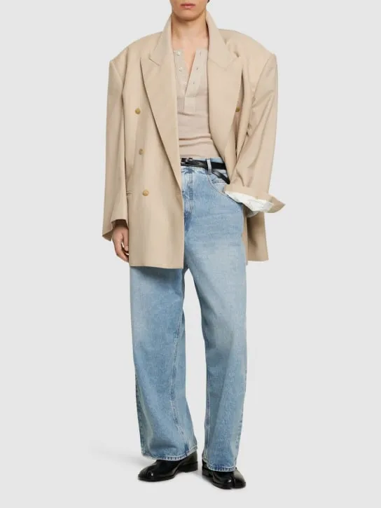 Hed Mayner   Cotton denim jeans 
