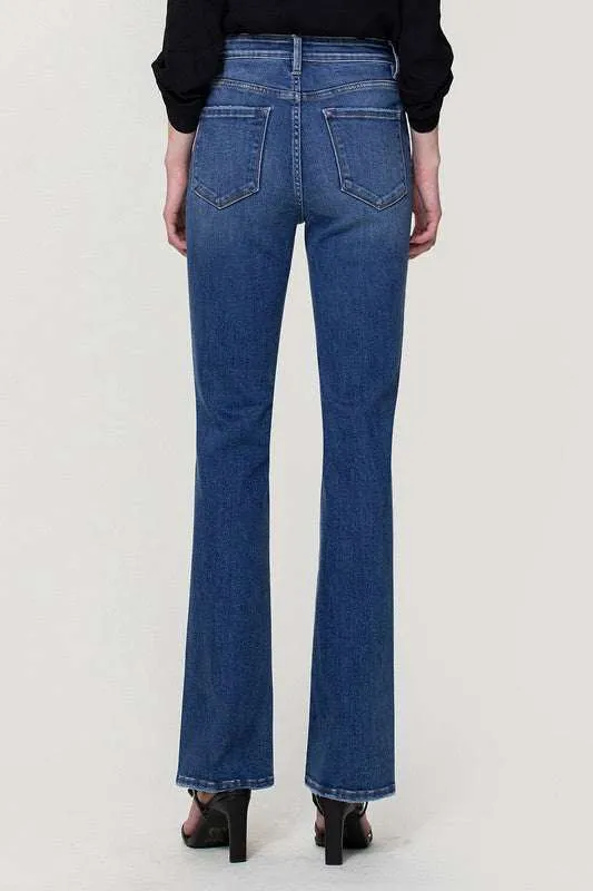 High Rise Stretch Slim Bootcut